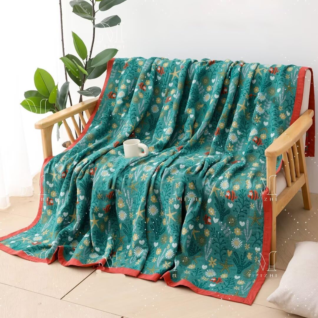 Boho 100% Soft Cozy Cotton Quilt
