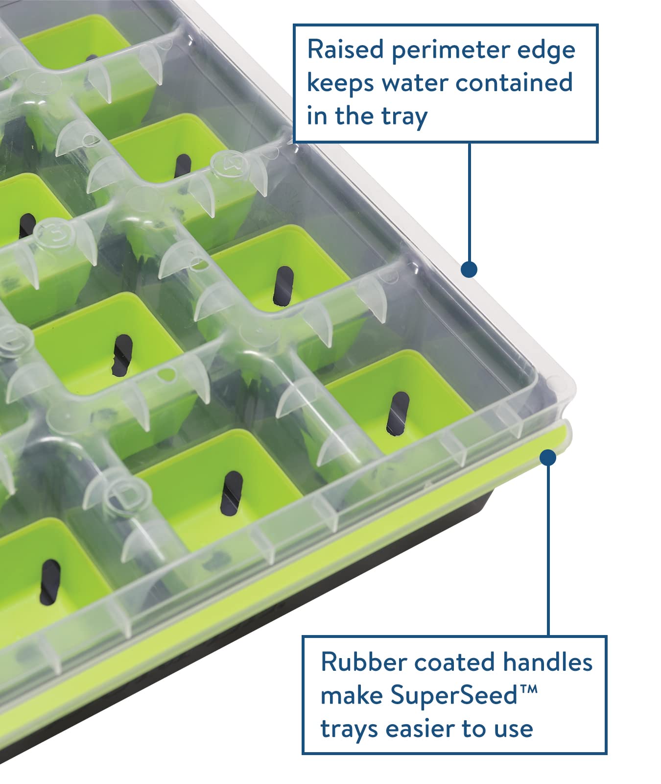 Seed Starting Tray for Starting Vegetable, Flower & Herb Seeds for Germination Success