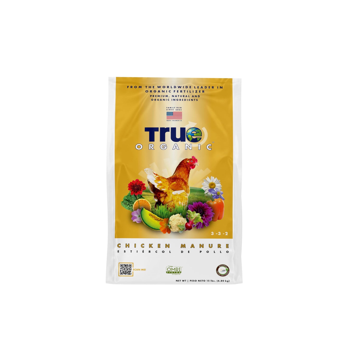 Blood Meal – High-Nitrogen Organic Fertilizer for Rapid Vegetative Growth – 3lb Bag Covers 104 Sq. Ft.