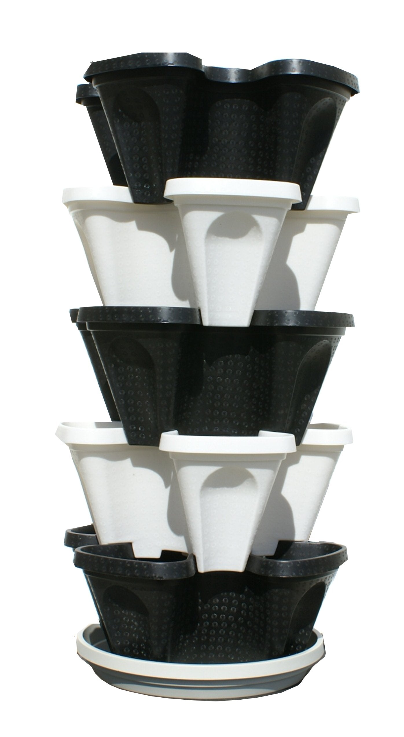 5 Tier Stackable Vegetable Planter - Vertical Garden Indoor/Outdoor
