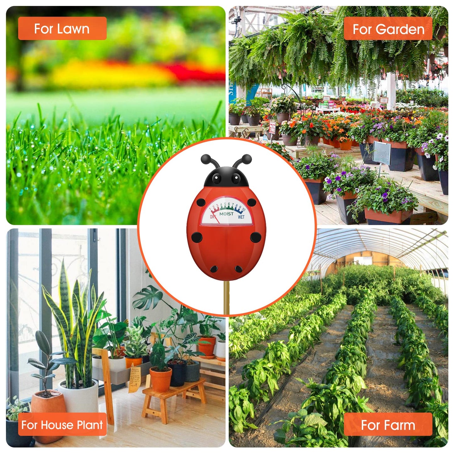 Soil Moisture Meter Gardening Tool for Kids