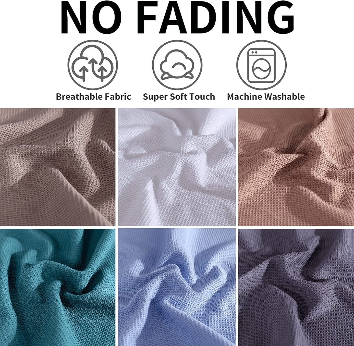 Dish Towels Set, 100% Cotton 6 Pack, Super Absorbent for Drying and Cleaning