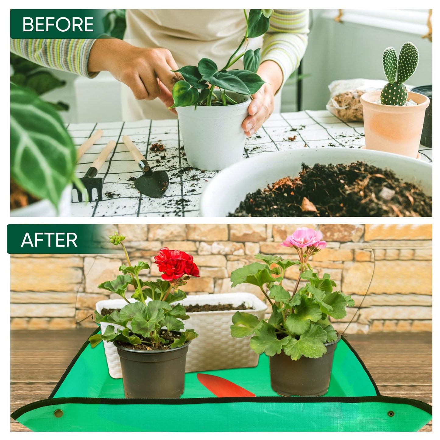 Repotting Mat for Indoor Plant - Assorted Sizes