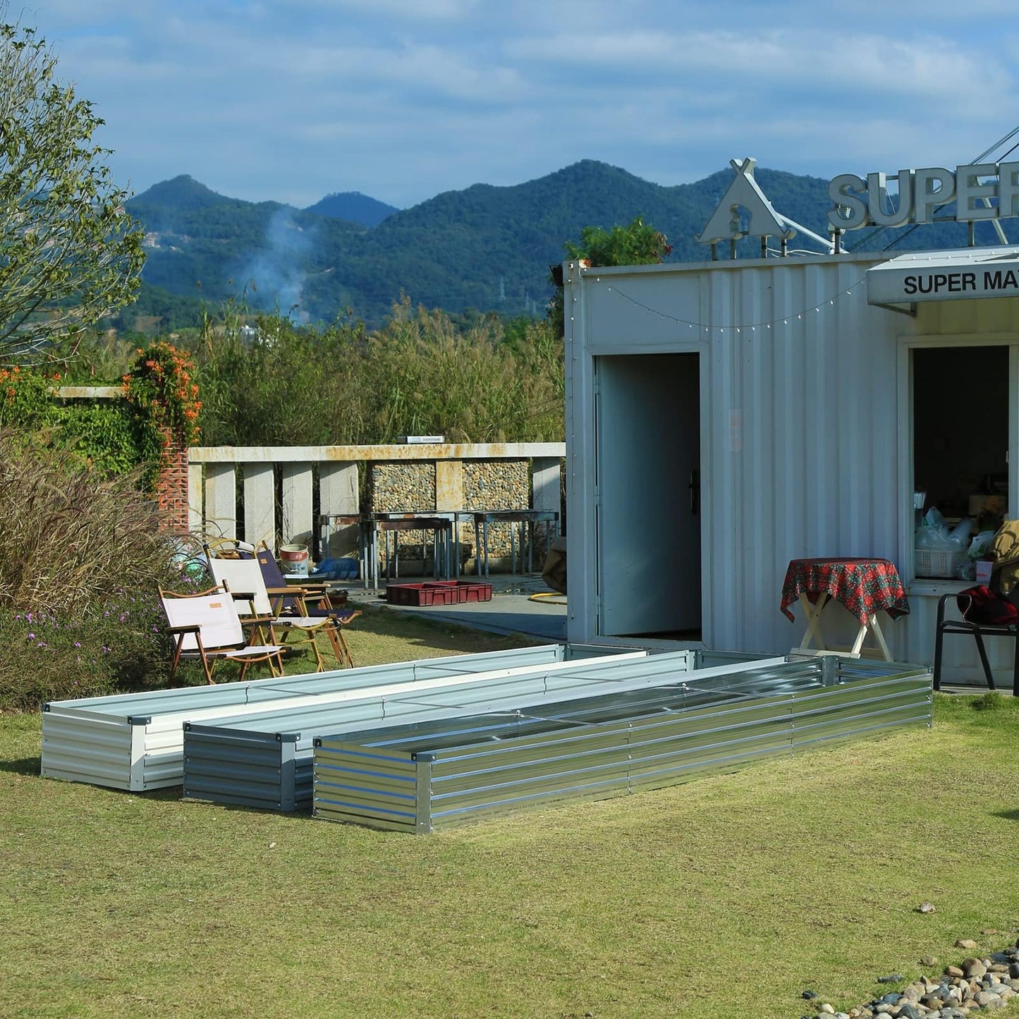 Galvanized Raised Garden Beds Kit