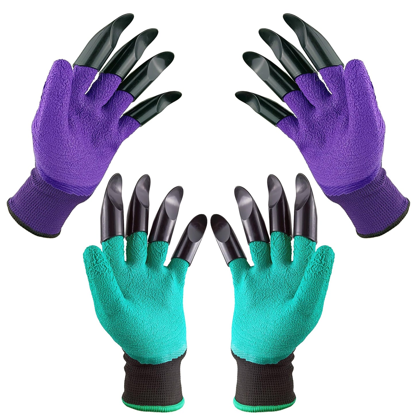 Garden Gloves with Claws for Digging,Planting, Weeding, Seeding-Waterproof
