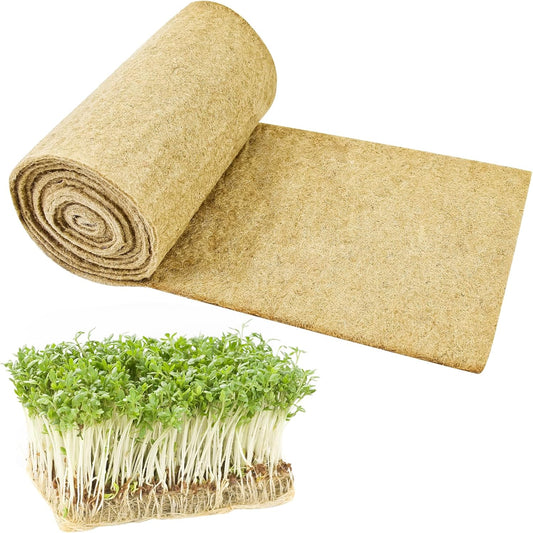 1Roll 10" Microgreen Growing Mat Hemp Fiber Grow Mats