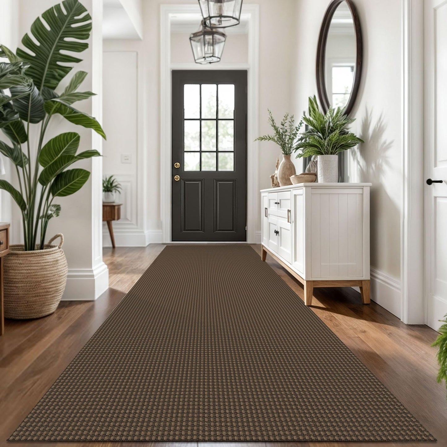 Boho Rugs Non Slip Woven Cotton Floor Carpet