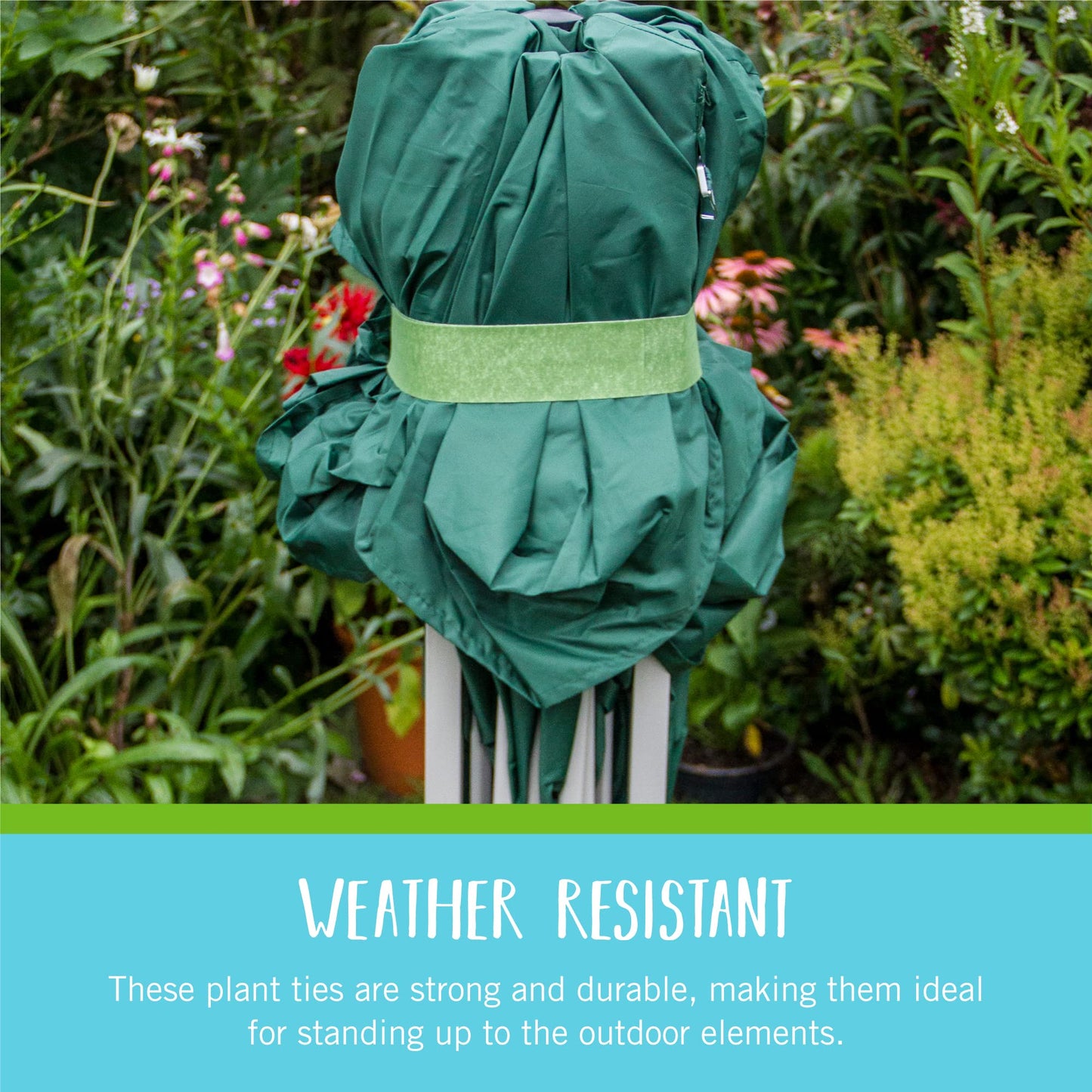 VELCRO Brand ONE-WRAP Garden Ties | Plant Supports for Effective Growing | Strong Grips are Reusable and Adjustable