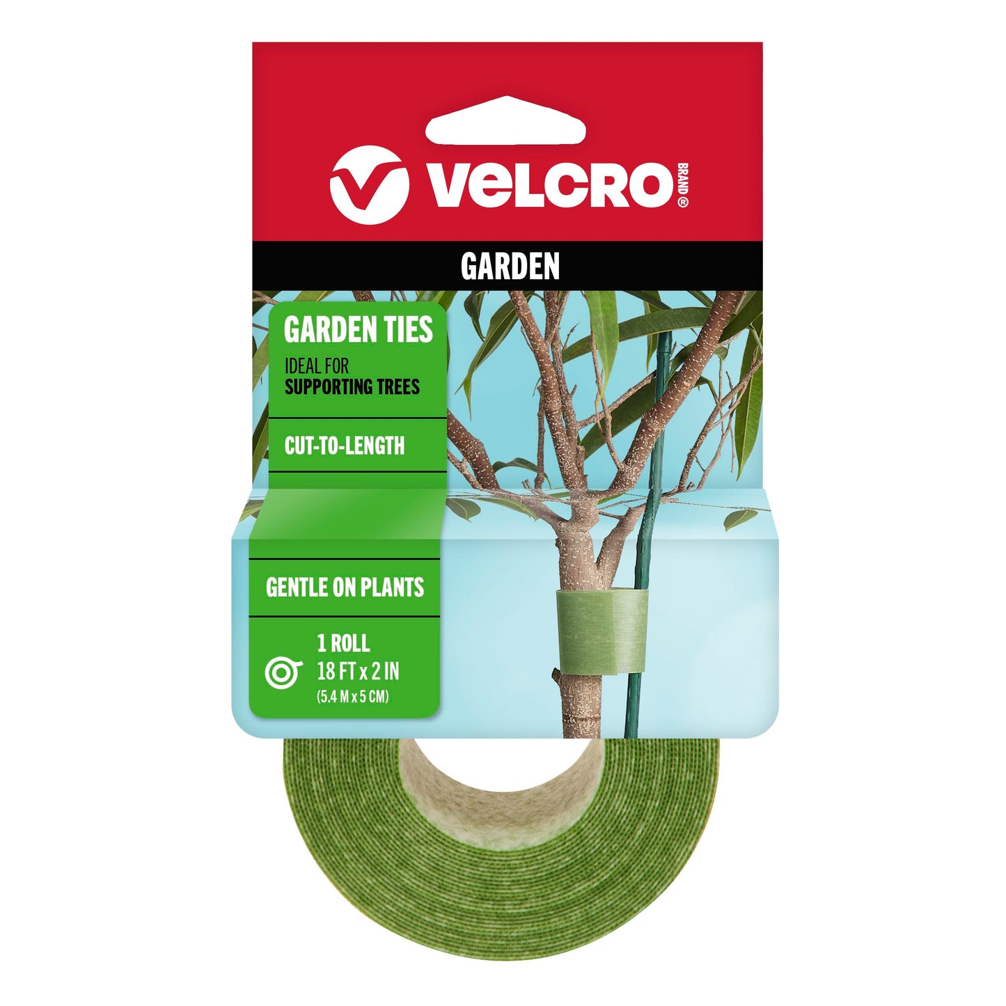 VELCRO Brand ONE-WRAP Garden Ties | Plant Supports for Effective Growing | Strong Grips are Reusable and Adjustable
