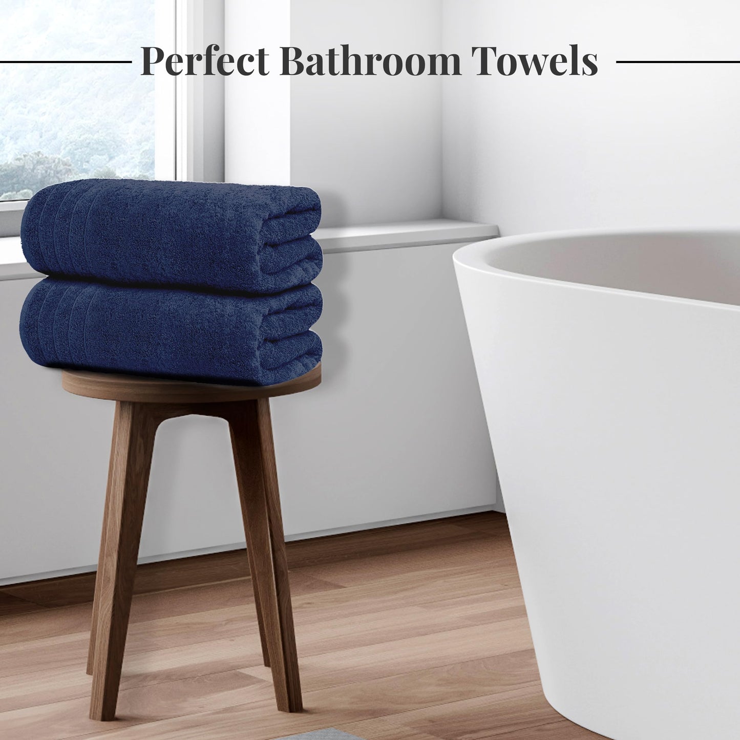 100% Cotton, Lighter Weight Towels Perfect for Bathroom, Assorted Colors & Sizes