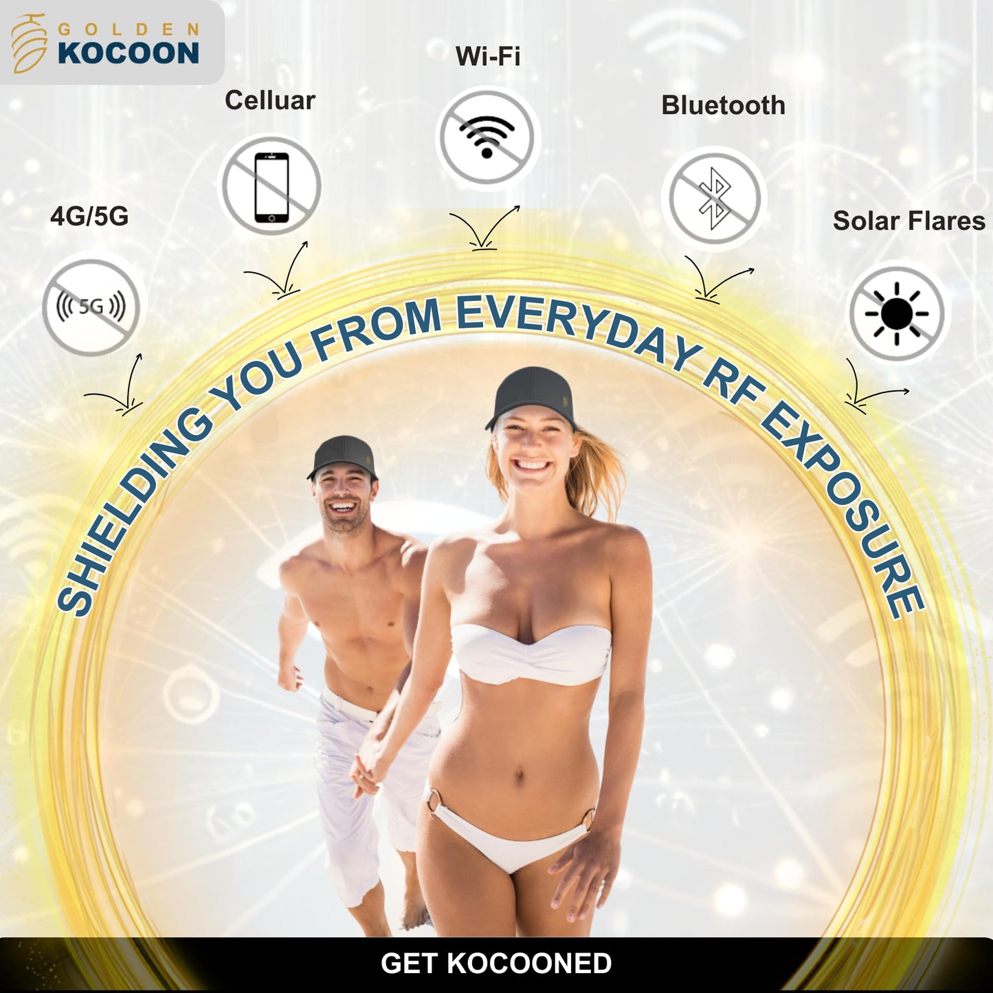 EMF Protection Bamboo Cap