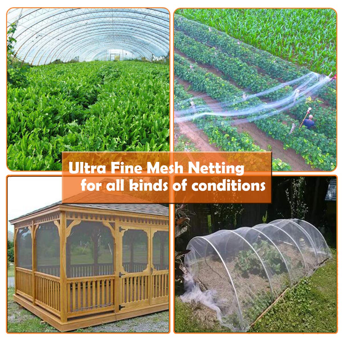 Garden Barrier Netting Ultra Fine - Birds & Animal Garden Protection