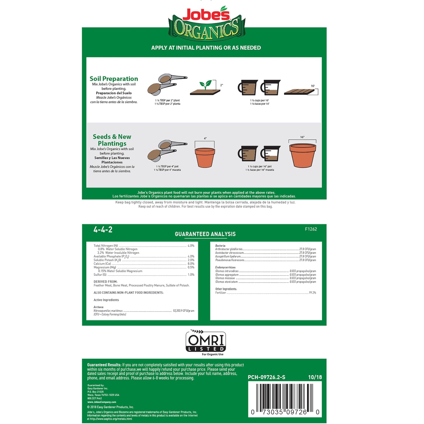 Granular Garden Fertilizer, Easy Plant Care Fertilizer for Vegetable Gardens and Tomato Plants