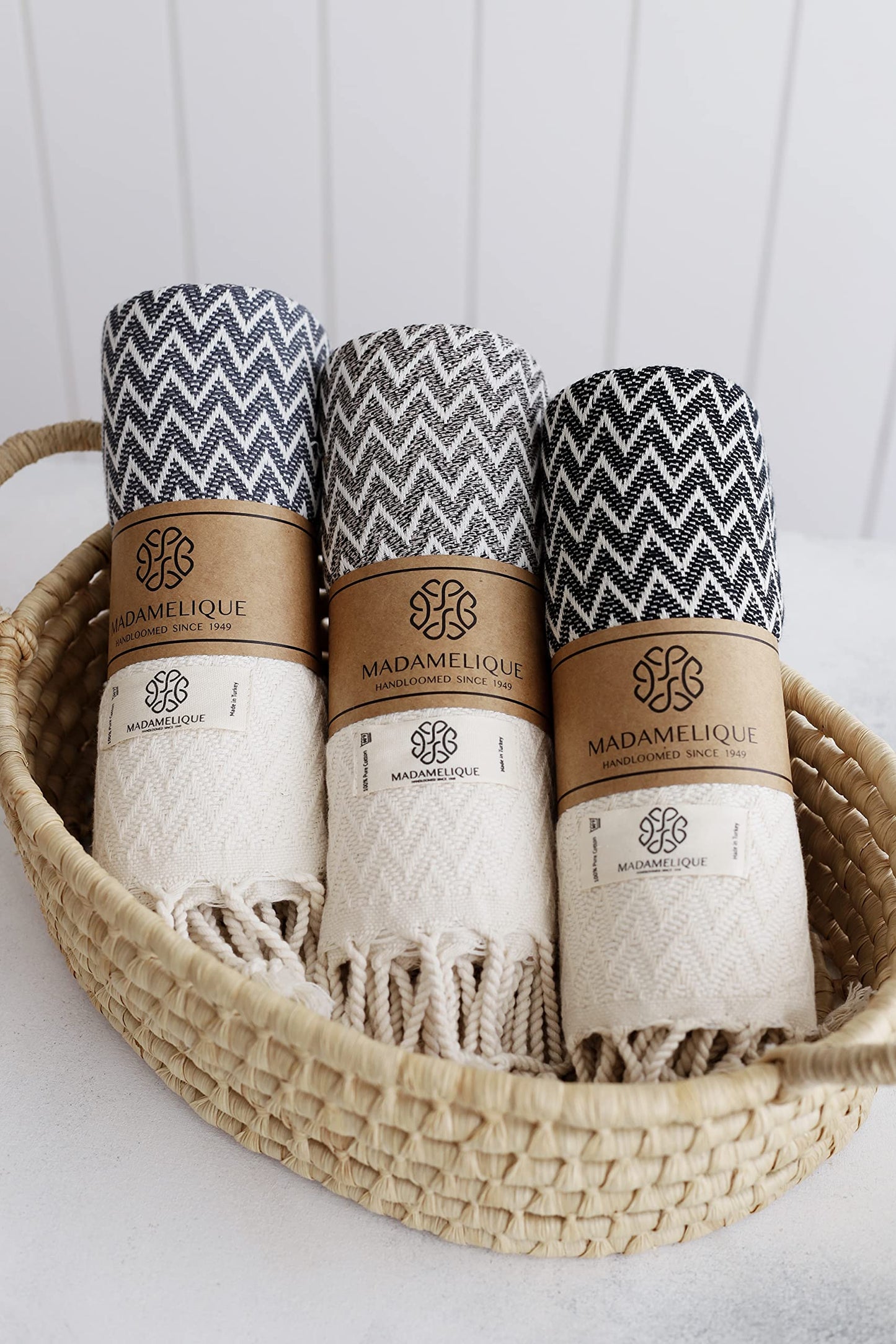 Exclusive Hand Towels Set of 2-18 x 40 Inches - 100% Pure Cotton