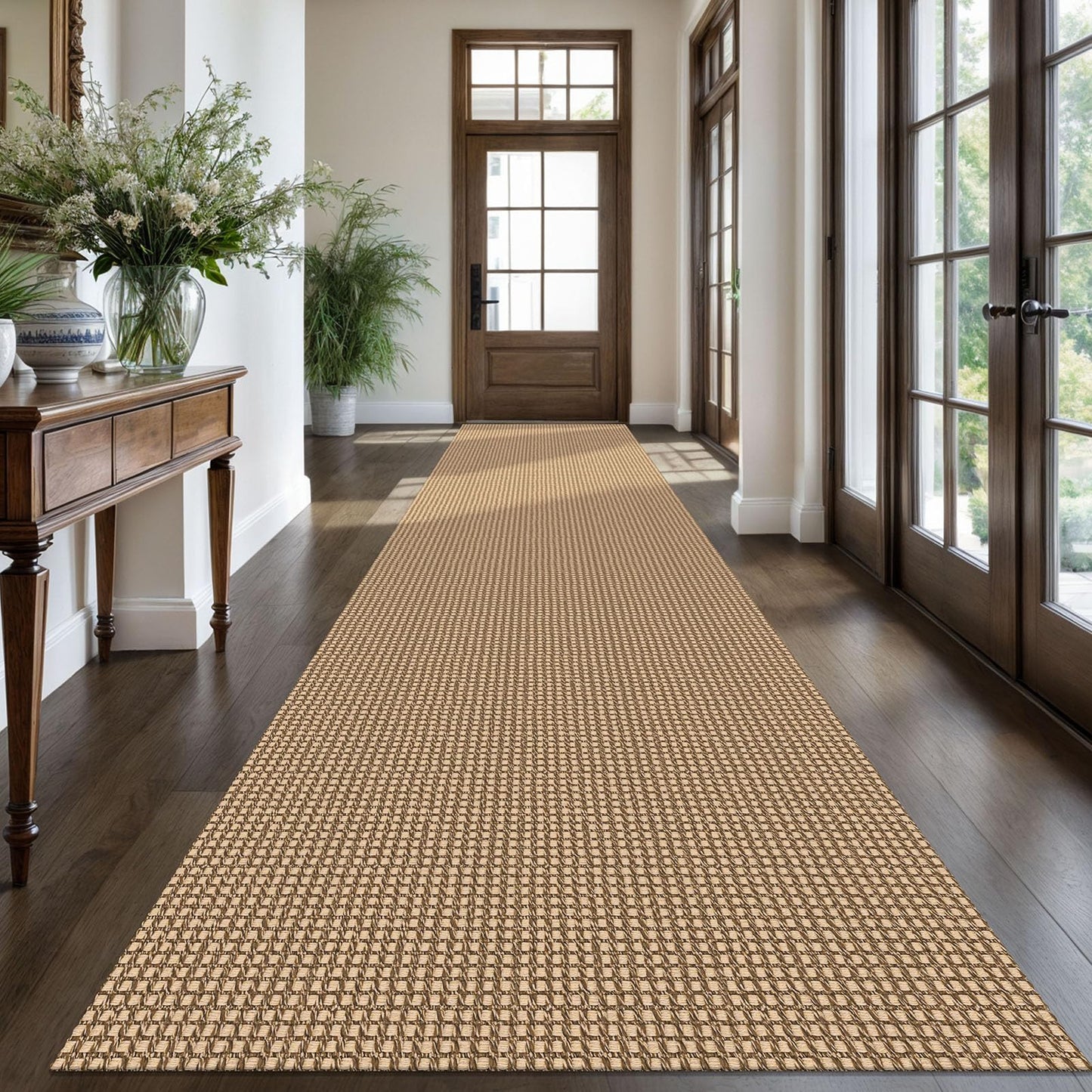 Boho Rugs Non Slip Woven Cotton Floor Carpet