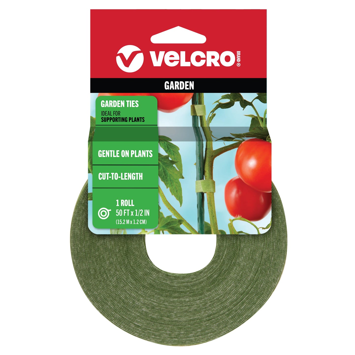 VELCRO Brand ONE-WRAP Garden Ties | Plant Supports for Effective Growing | Strong Grips are Reusable and Adjustable