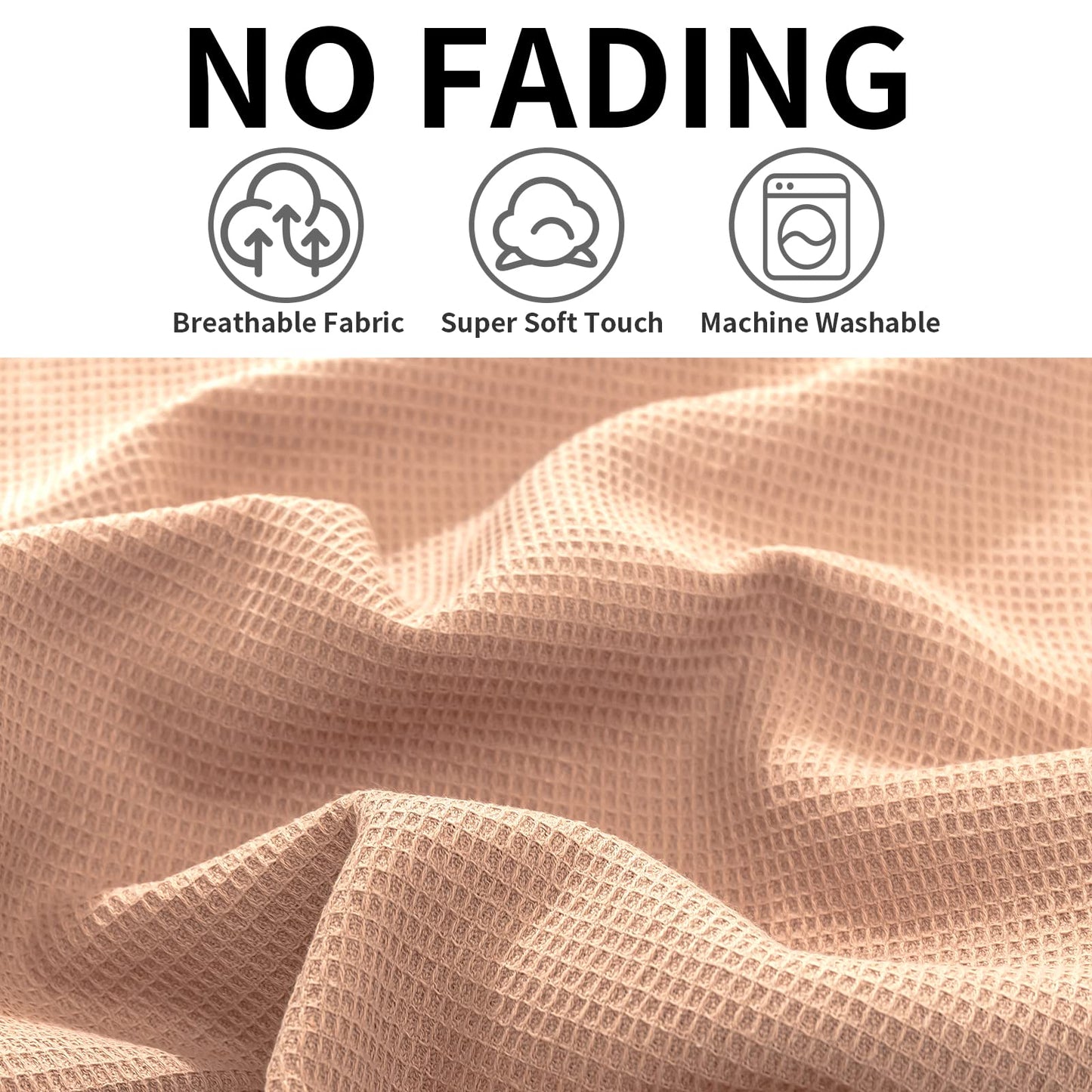 Dish Towels Set, 100% Cotton 6 Pack, Super Absorbent for Drying and Cleaning