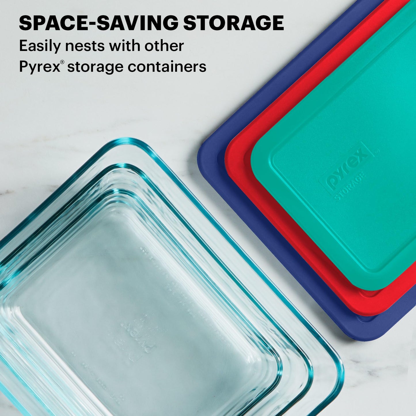Pyrex Glass Food Storage Set, BPA-Free, Dishwasher & Microwave Safe