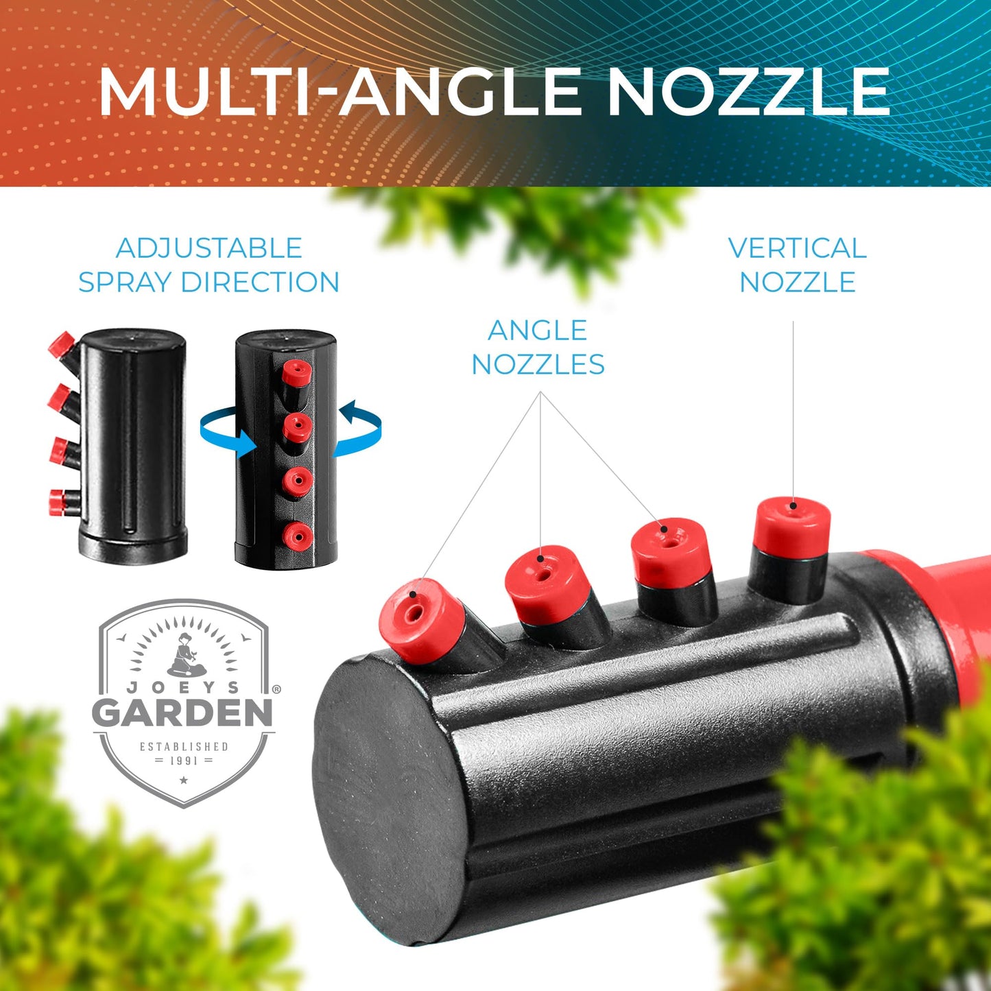 Rotating Garden Sprinkler for Large Area Coverage