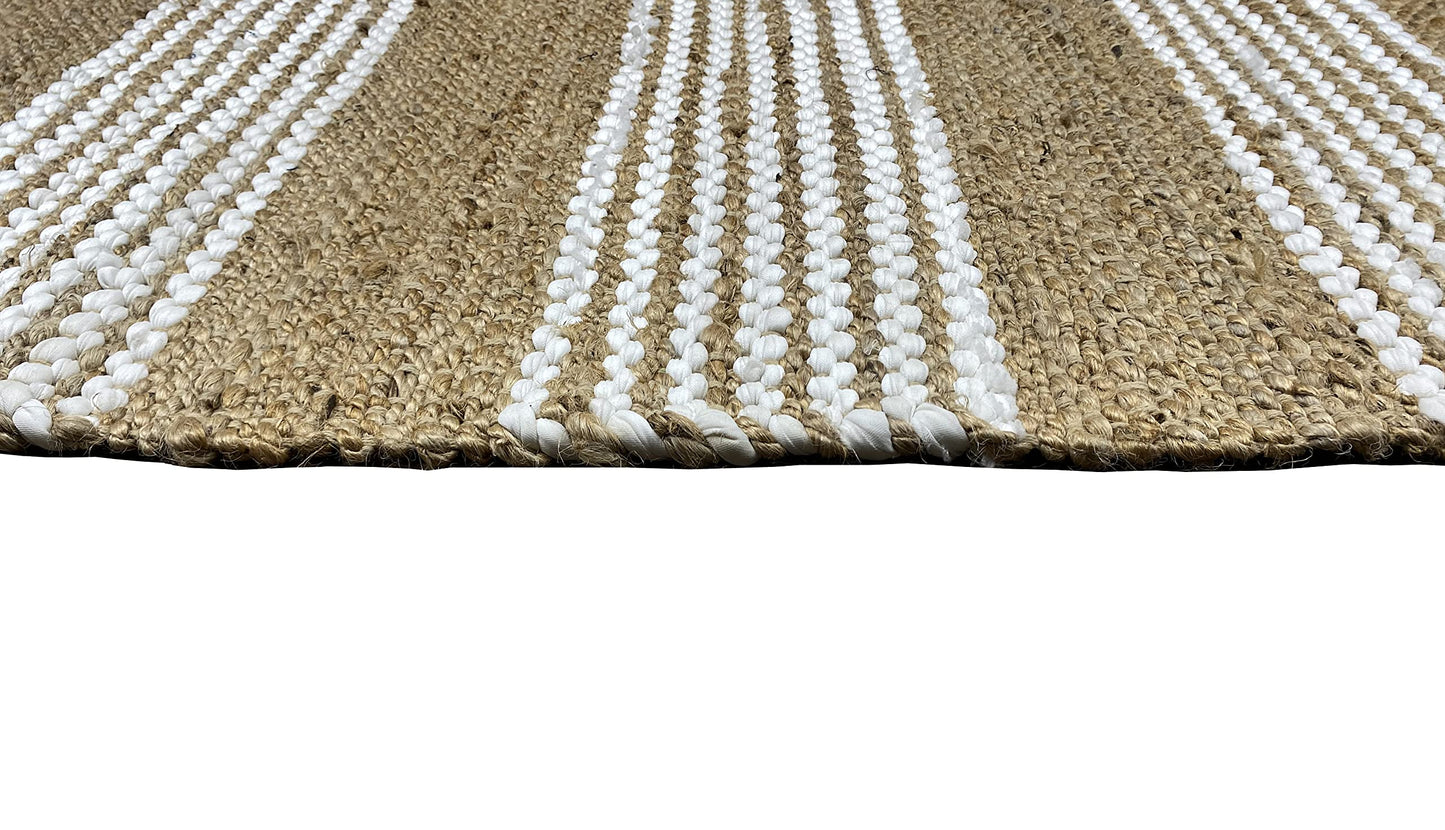 Striped 100% Natural Jute Premium Home Decor