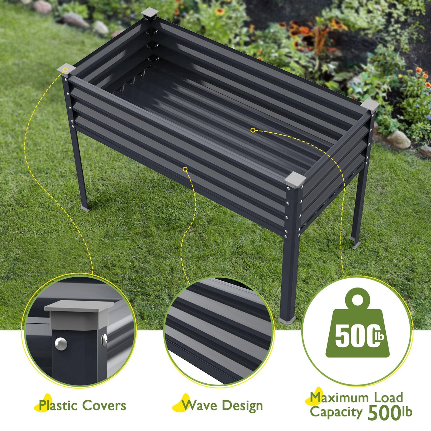 Raised Garden Bed with Legs