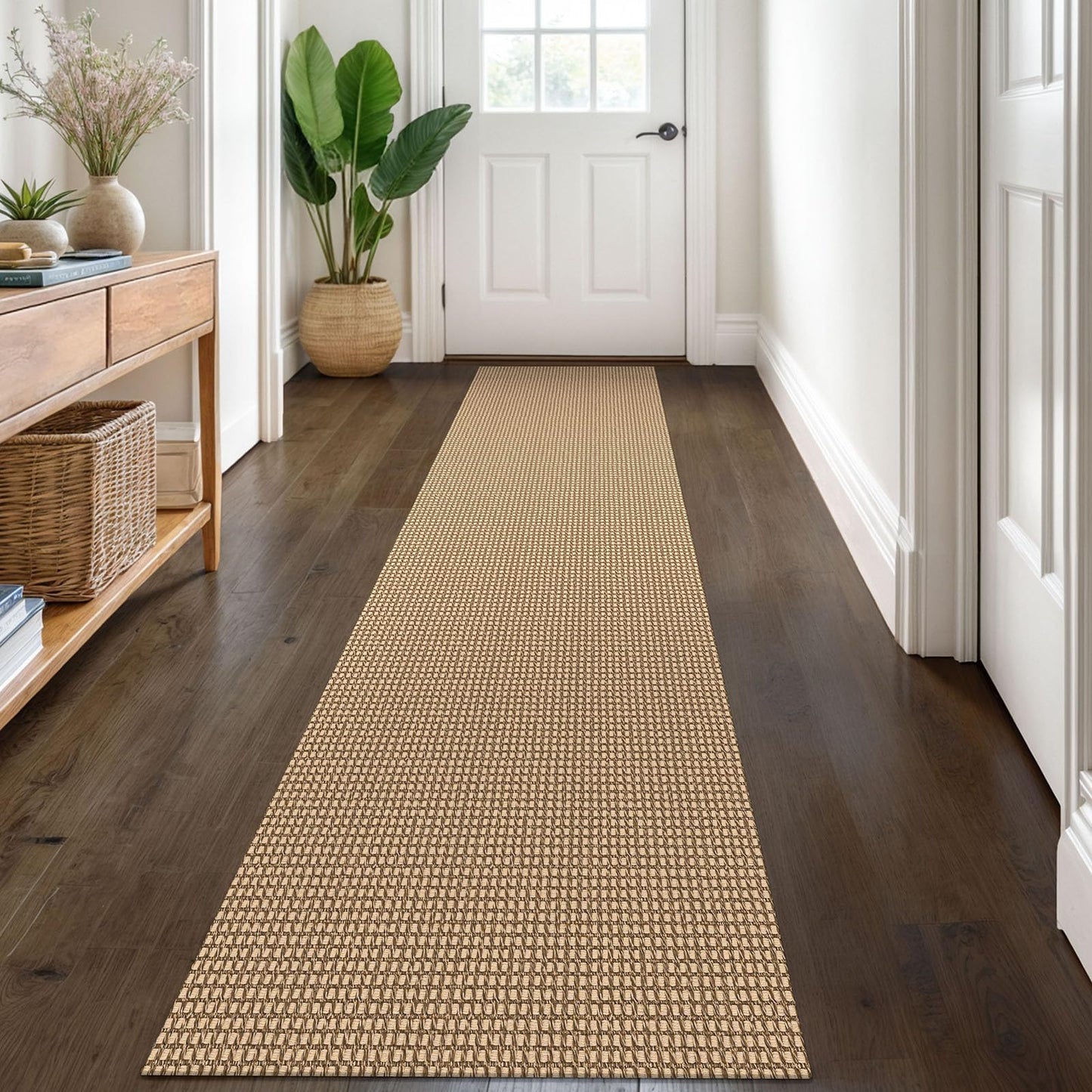 Boho Rugs Non Slip Woven Cotton Floor Carpet