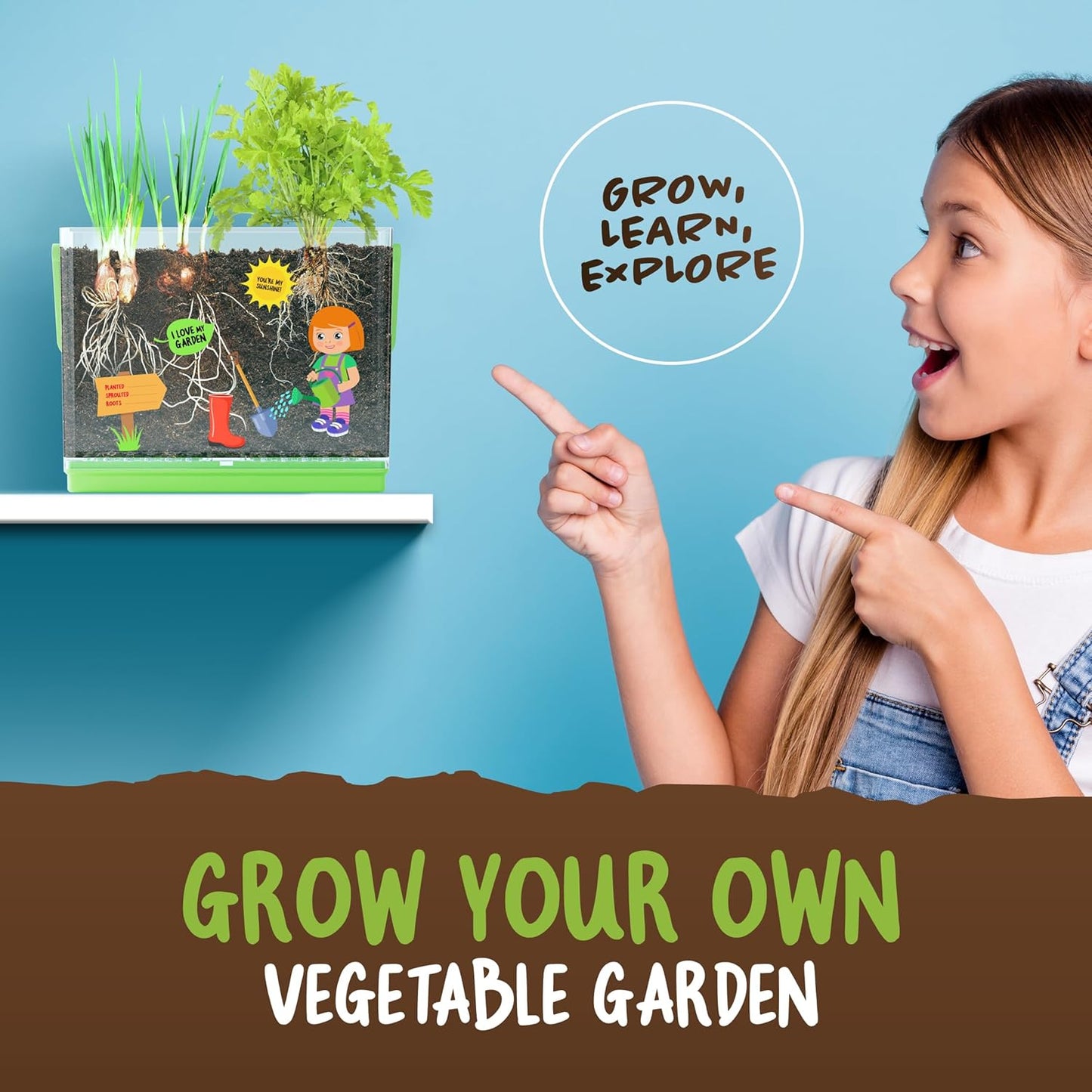 Grow Your Own Plant for Boys & Girls