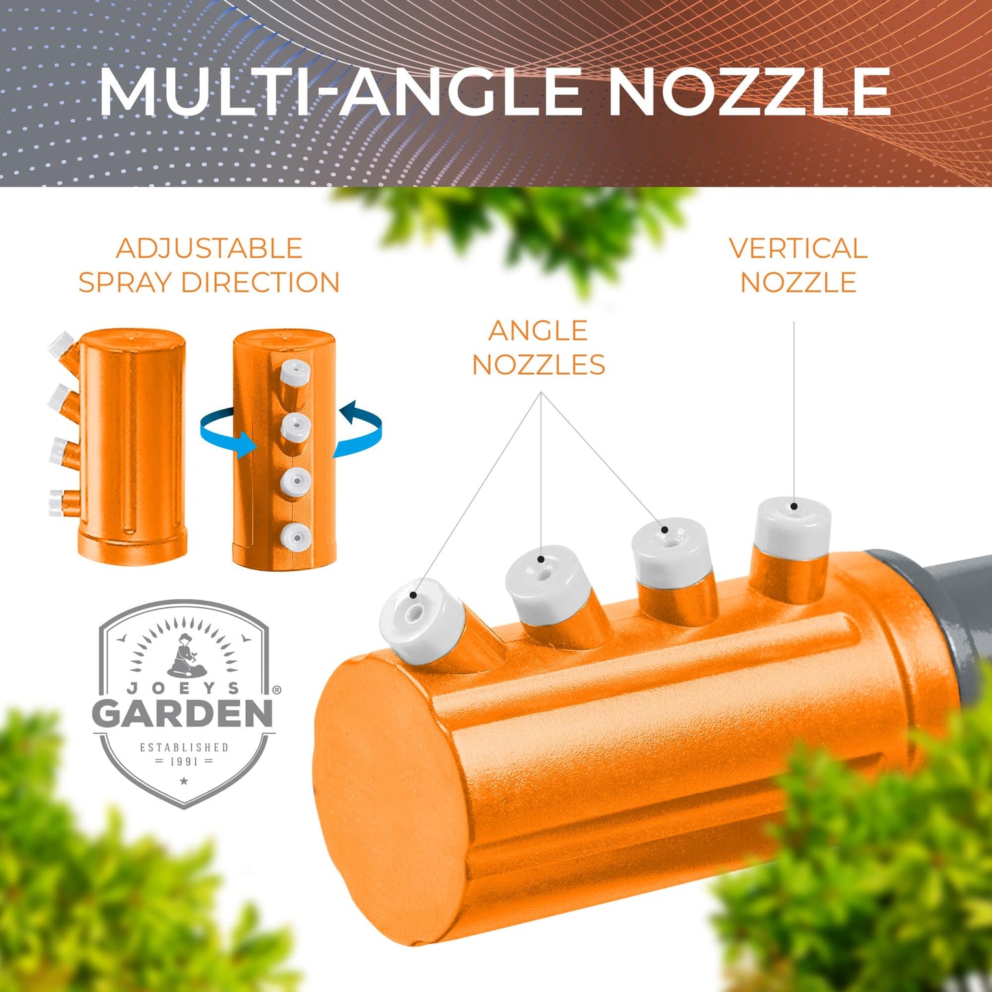 Rotating Garden Sprinkler for Large Area Coverage