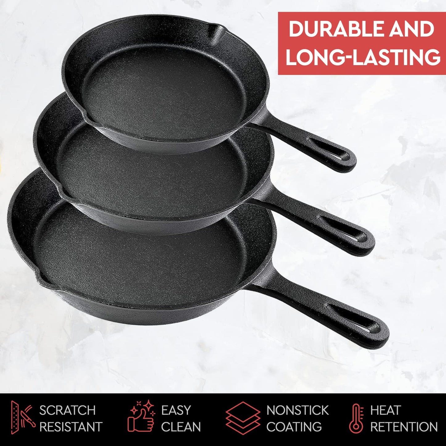 Versatile Cooking Skillet Set
