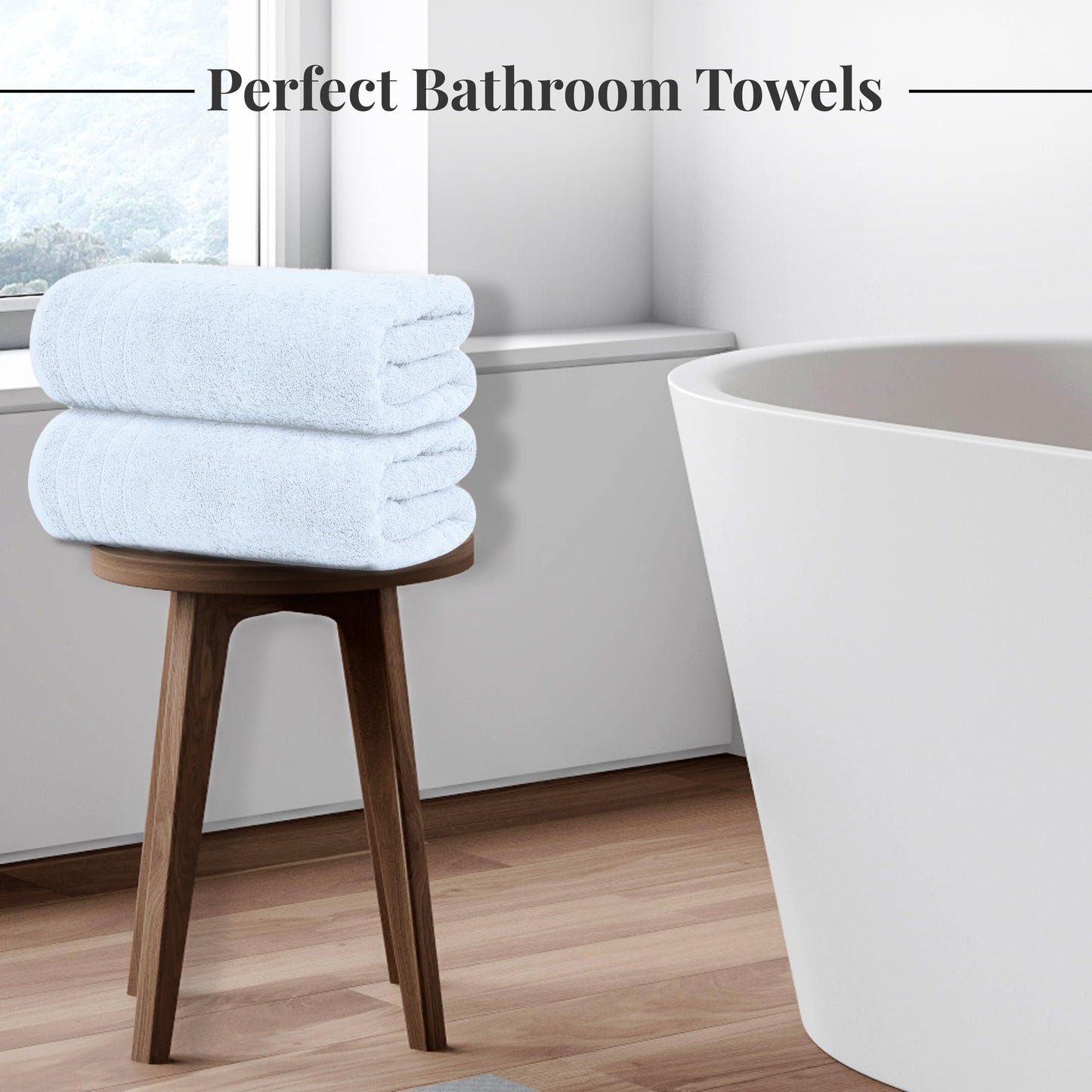 100% Cotton, Lighter Weight Towels Perfect for Bathroom, Assorted Colors & Sizes