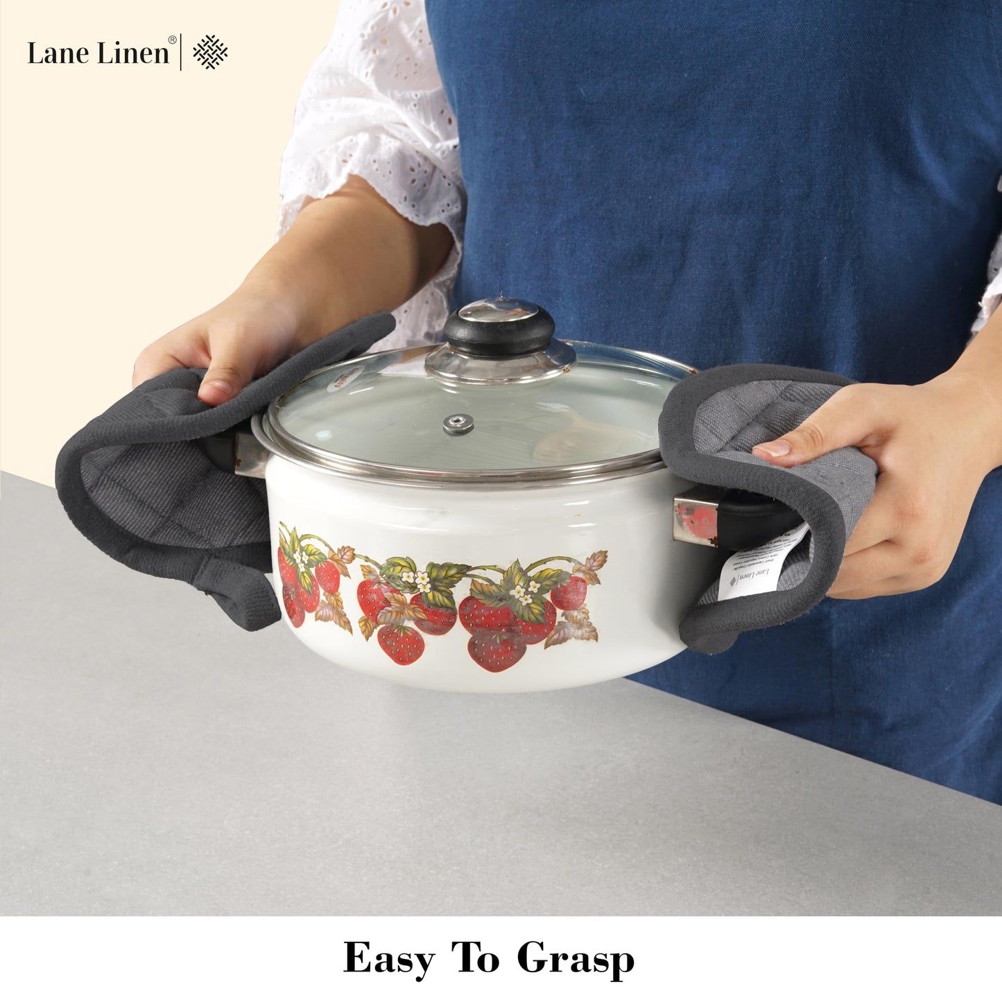 20 Pc Kitchen Towels Set, 350 Degree Heat Resistant, 100% Cotton