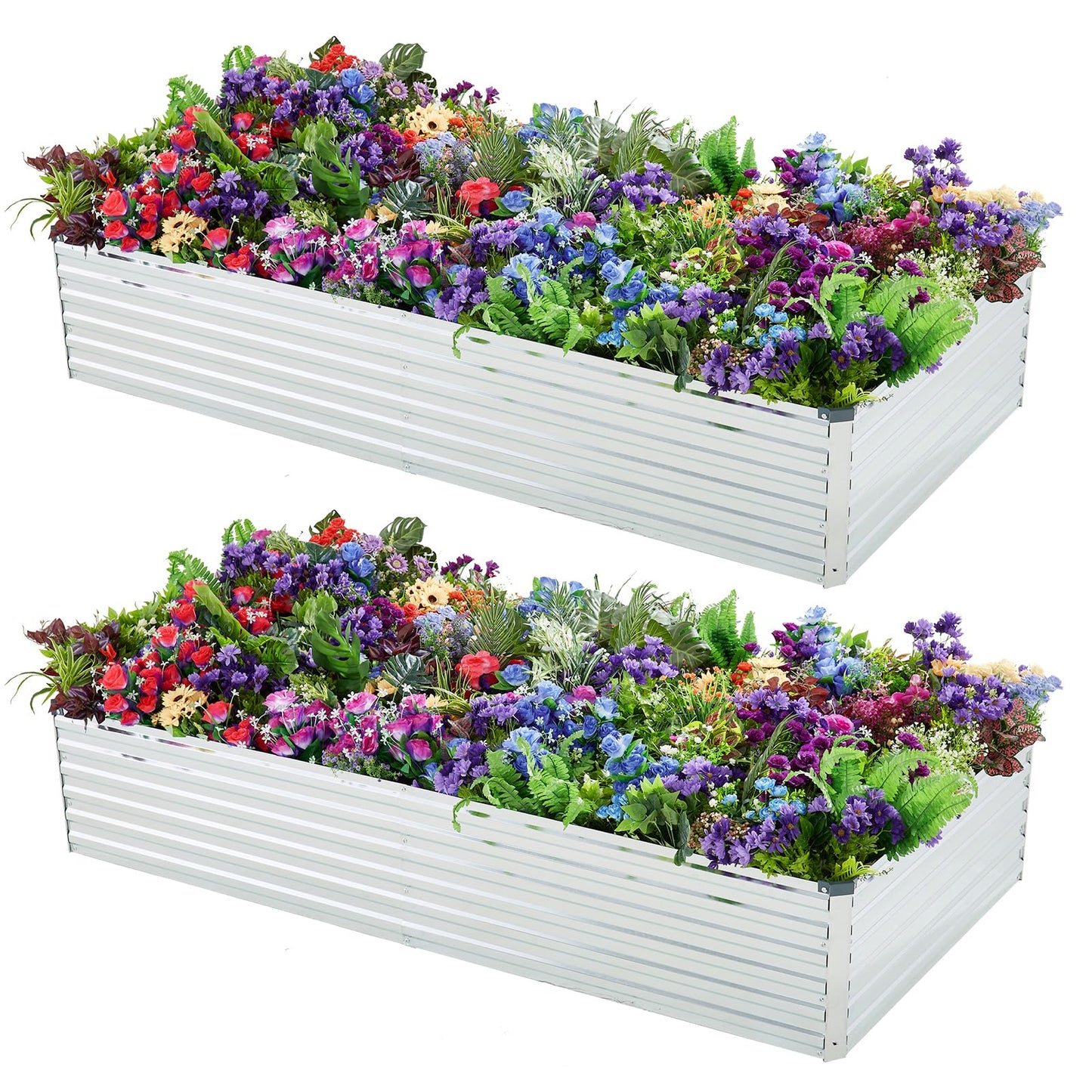 Galvanized Raised Garden Beds Kit