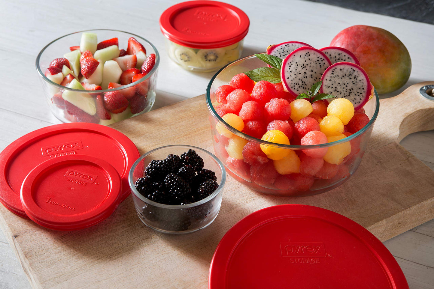 Pyrex Glass Food Storage Set, BPA-Free, Dishwasher & Microwave Safe