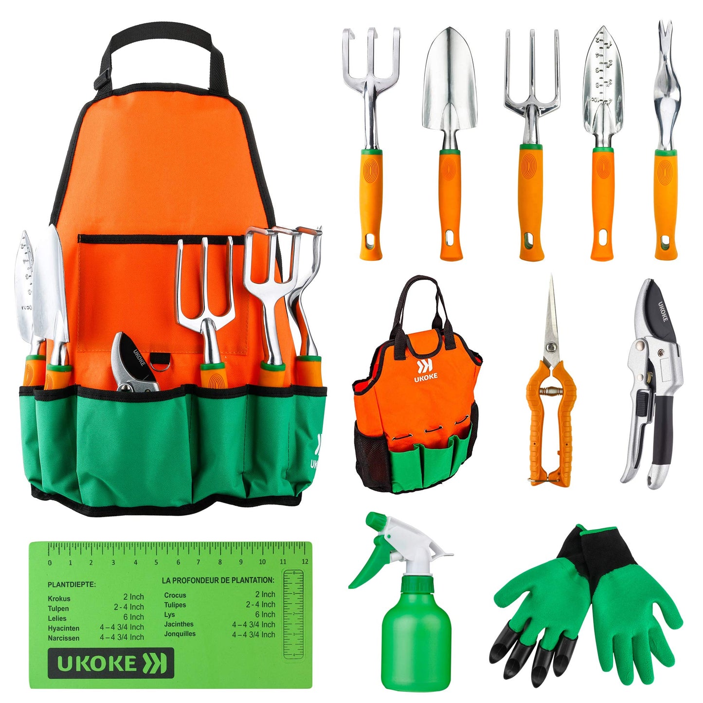 12 Piece Heavy Duty Gardening Tool Kit
