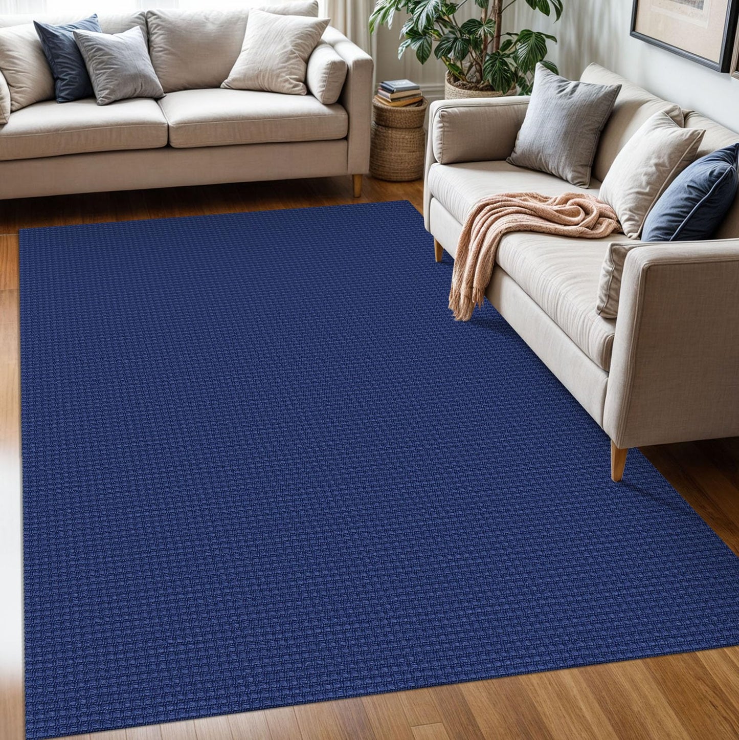 Boho Rugs Non Slip Woven Cotton Floor Carpet