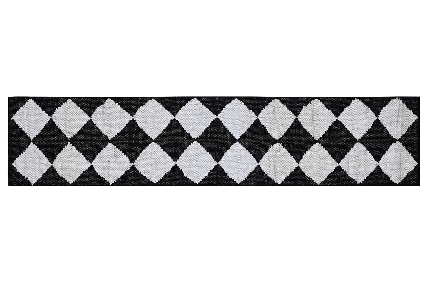 Indoor Hand Woven Fiber Jute Diamond Area Rug