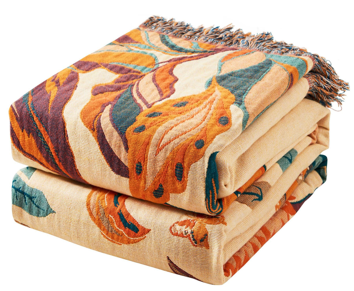 Boho 100% Soft Cozy Cotton Quilt