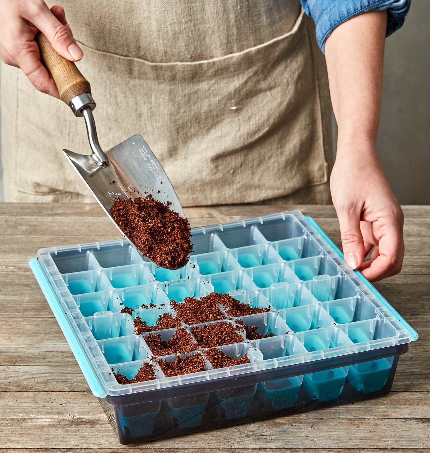 Seed Starting Tray for Starting Vegetable, Flower & Herb Seeds for Germination Success