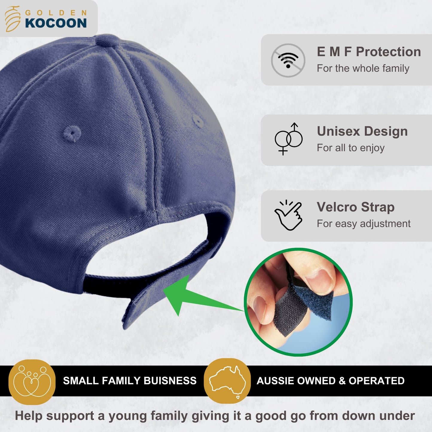 EMF Protection Bamboo Cap
