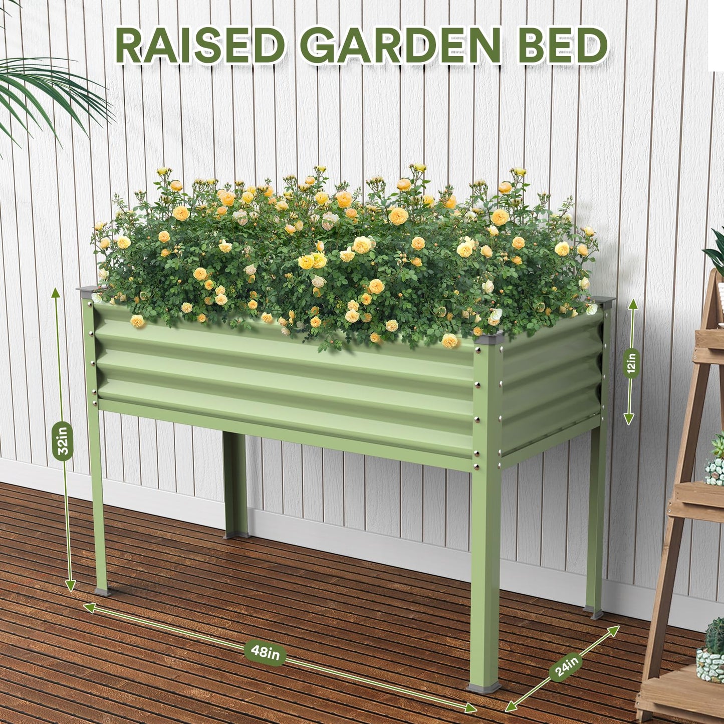 Raised Garden Bed with Legs
