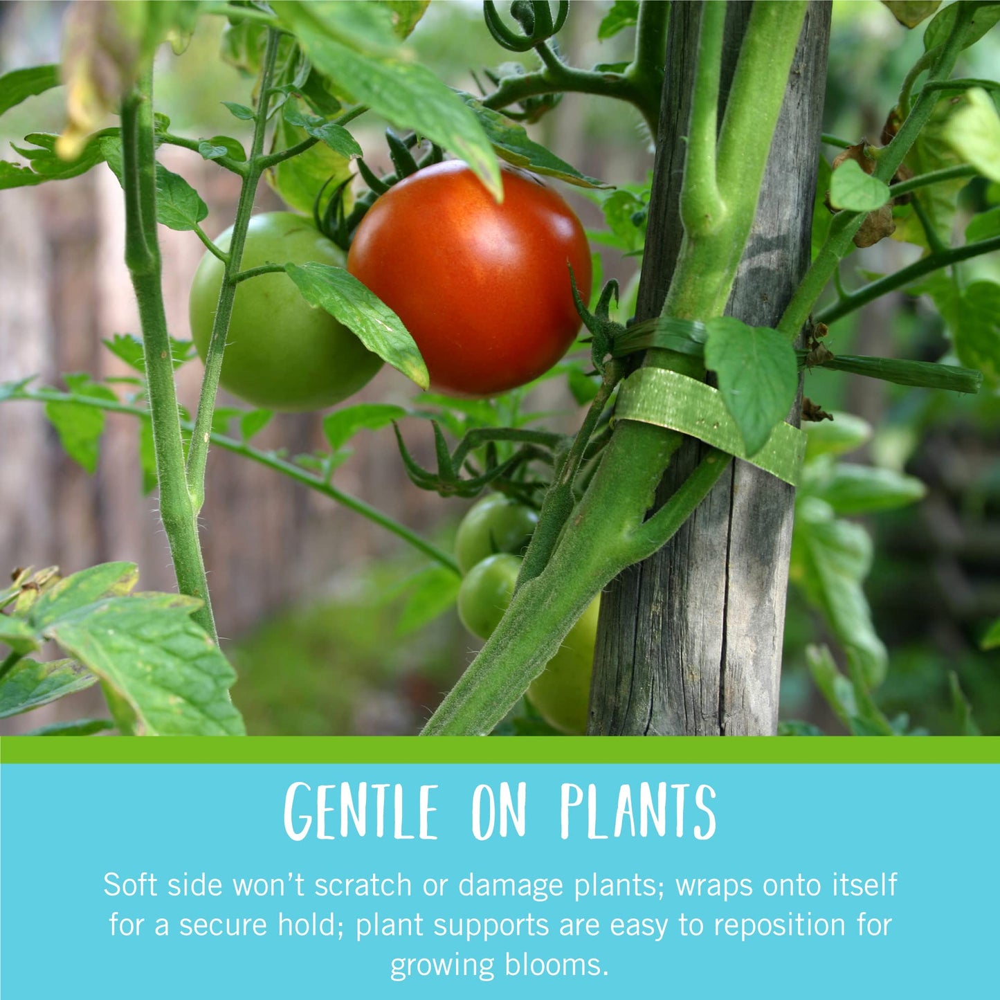 VELCRO Brand ONE-WRAP Garden Ties | Plant Supports for Effective Growing | Strong Grips are Reusable and Adjustable