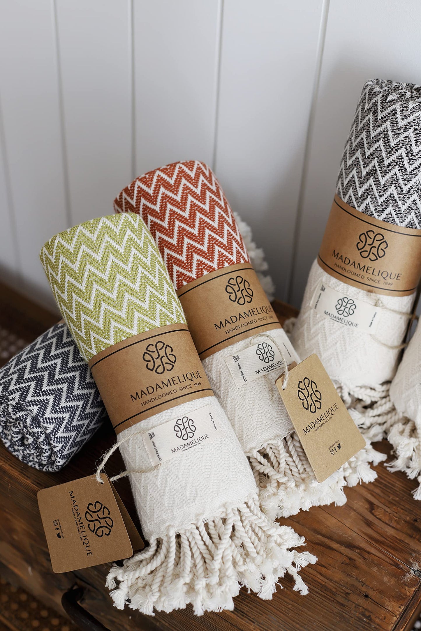 Exclusive Hand Towels Set of 2-18 x 40 Inches - 100% Pure Cotton