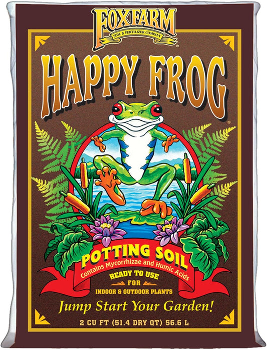 FoxFarm Happy Frog Potting Soil, 2cu ft - for Indoor/Outdoor Container Plants