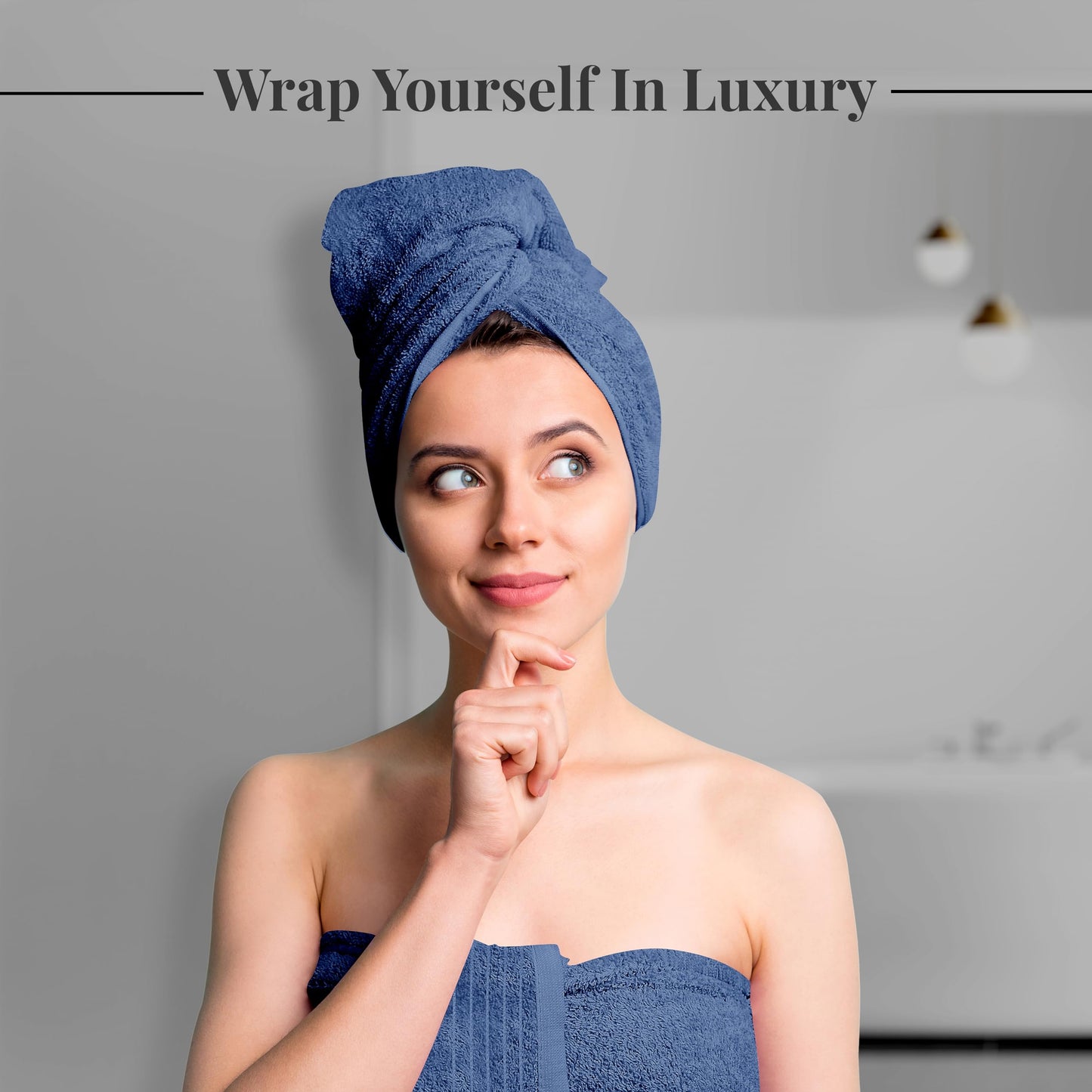 100% Cotton, Lighter Weight Towels Perfect for Bathroom, Assorted Colors & Sizes