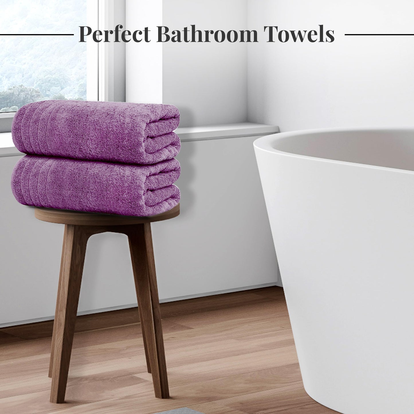 100% Cotton, Lighter Weight Towels Perfect for Bathroom, Assorted Colors & Sizes
