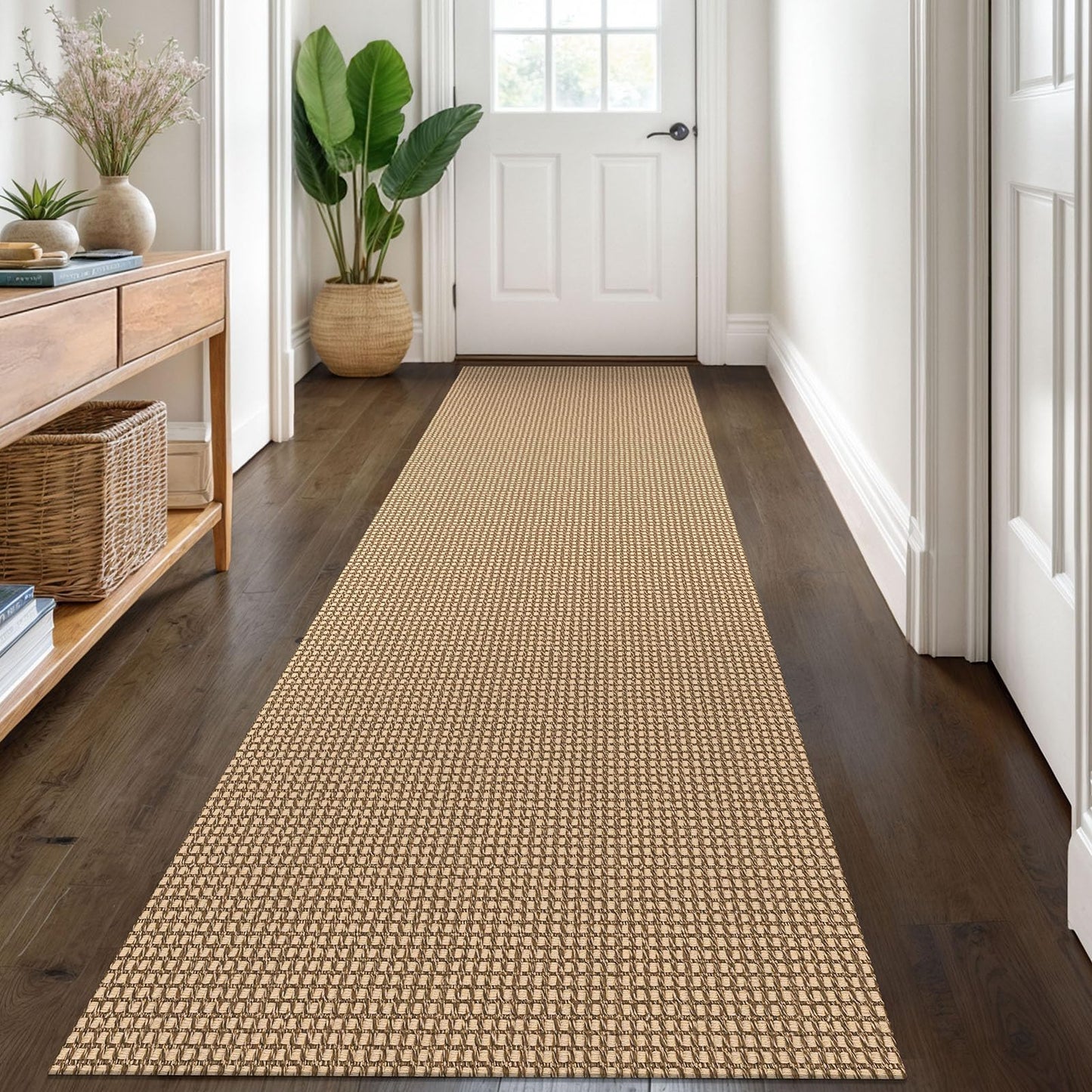 Boho Rugs Non Slip Woven Cotton Floor Carpet