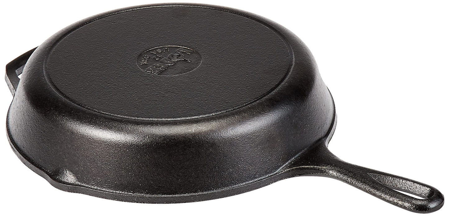 Lodge Pre-Seasoned Cast Iron Skillet Set - Set Includes 8 Inch Skillet, 10.25 Inch Skillet, and 12 inch Skillet - 3 Piece
