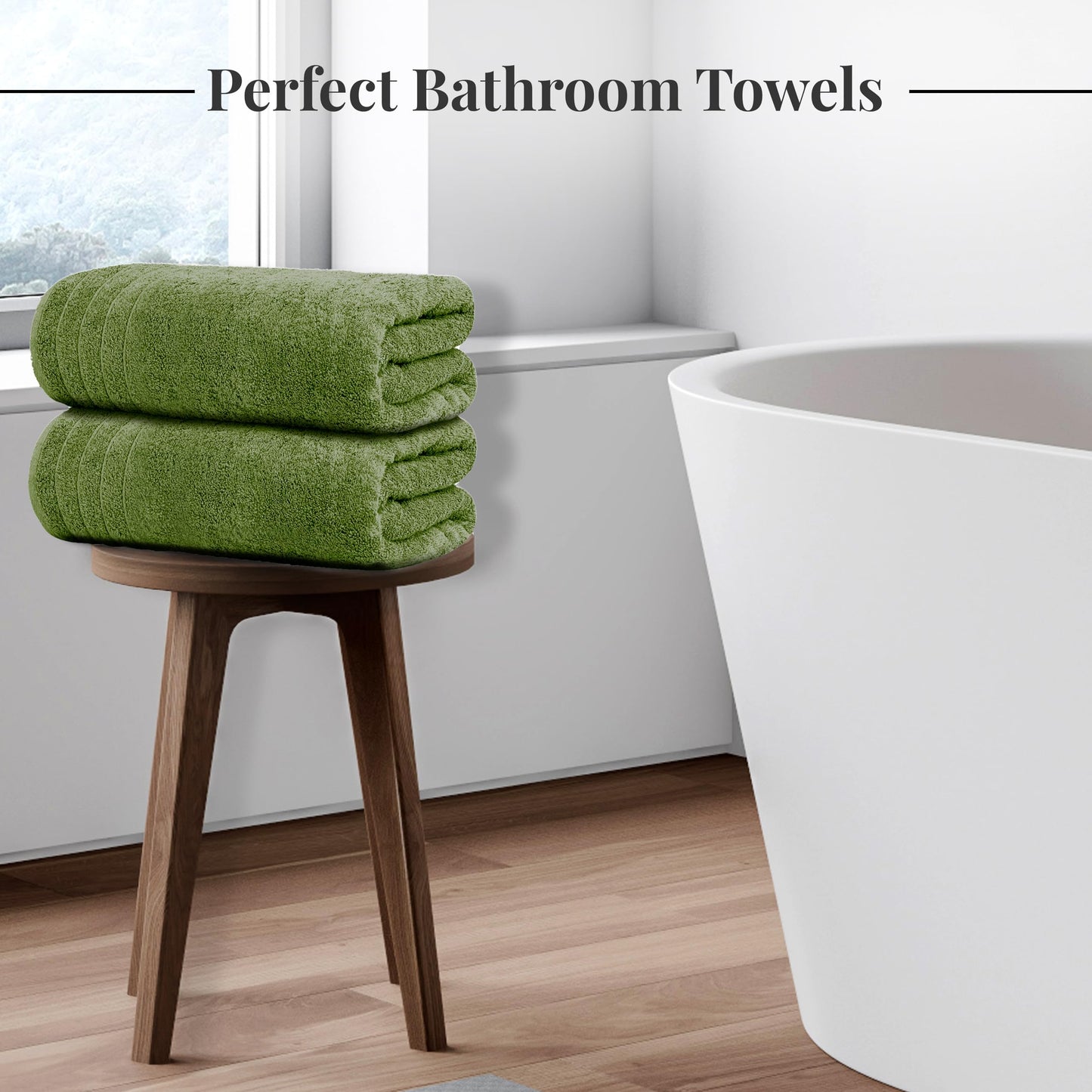 100% Cotton, Lighter Weight Towels Perfect for Bathroom, Assorted Colors & Sizes