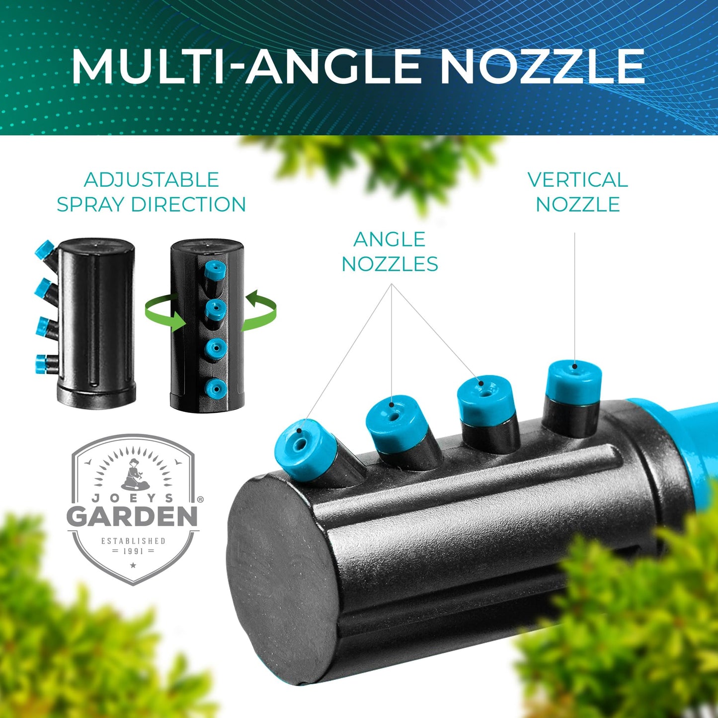 Rotating Garden Sprinkler for Large Area Coverage