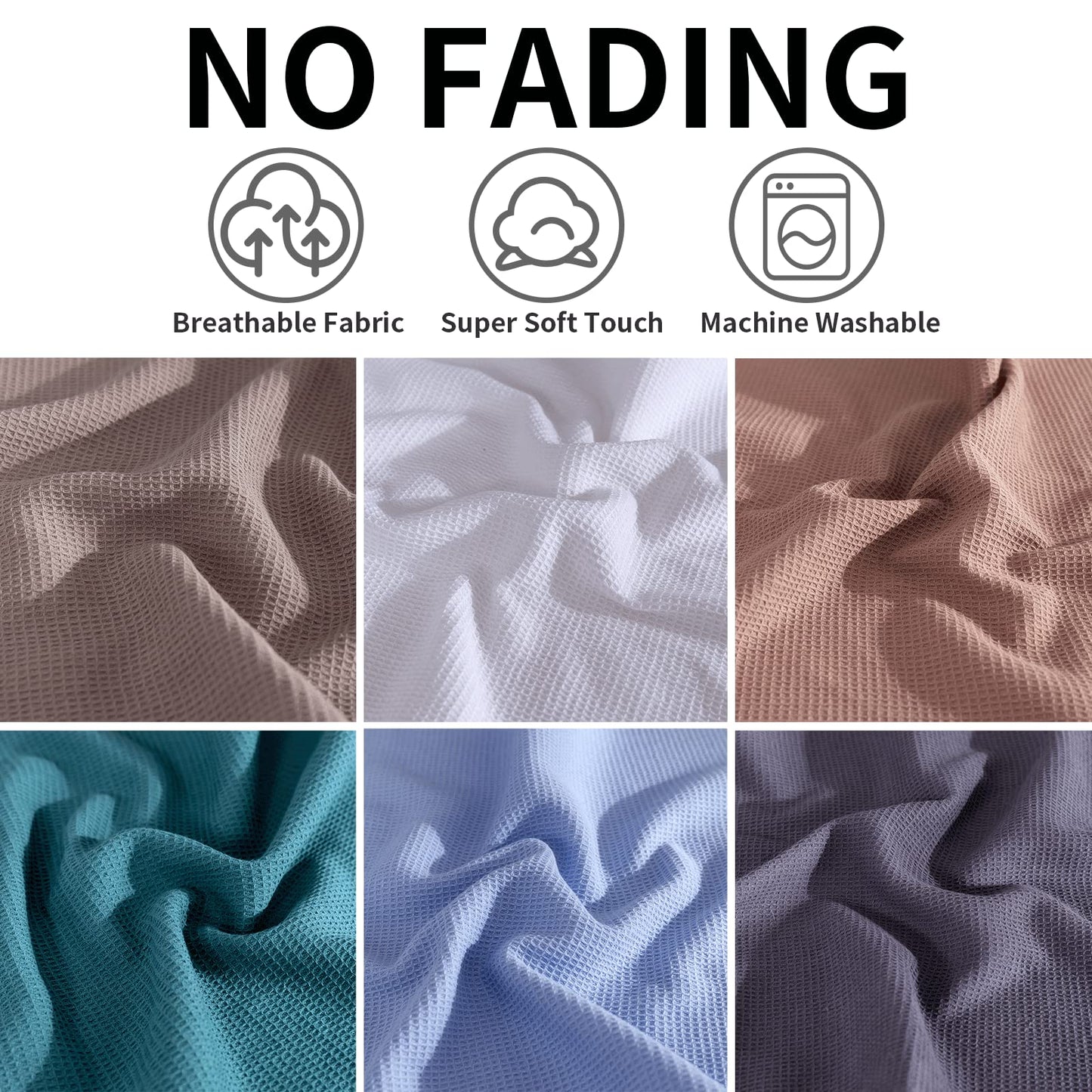 Dish Towels Set, 100% Cotton 6 Pack, Super Absorbent for Drying and Cleaning